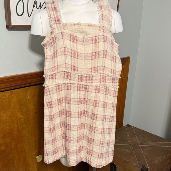Olivaceous Plaid Sleeveless Dress EUC S - Picture 2 of 8